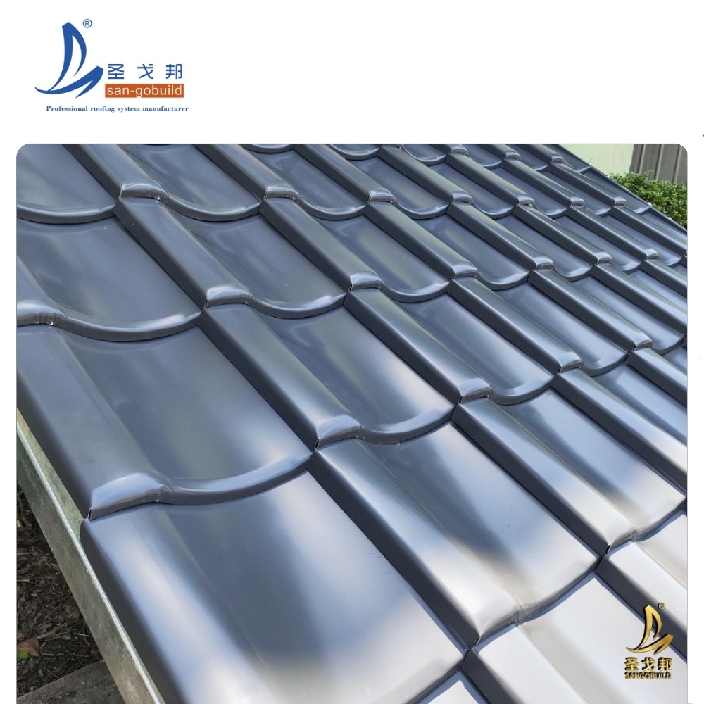Rustproof Japanese-Inspired Roof Tile Aluminum Magnesium Roofing Panel for Decorative Use
