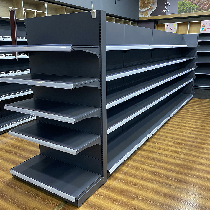 Detachable Supermarket Shelf Single/Double Retail Hanging Basket Shelf Display Rack With Free 3D Design