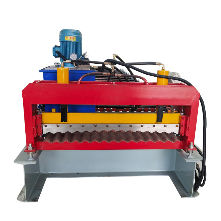 High Efficiency Corrugated and Roof Tile Making Machine with Gear Bearing Motor & PLC Control