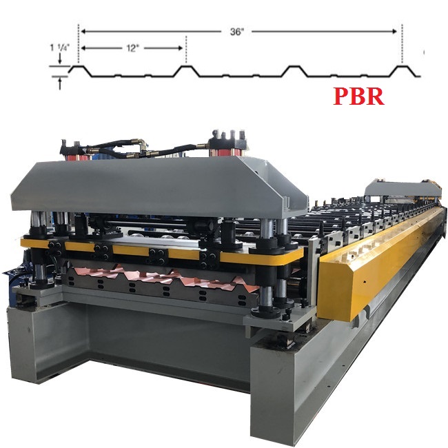 Zhongtuo PBR Panel Max Rib Panel Ag Panel Metal Roofing Sheet Rolling Forming Machine