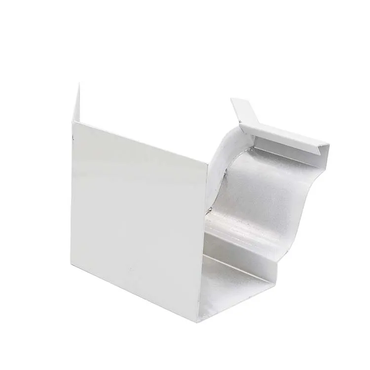 Rain Drainage System 5'' 6'' 7'' Aluminum Gutter Inside/outside Corner Aluminum Alloy
