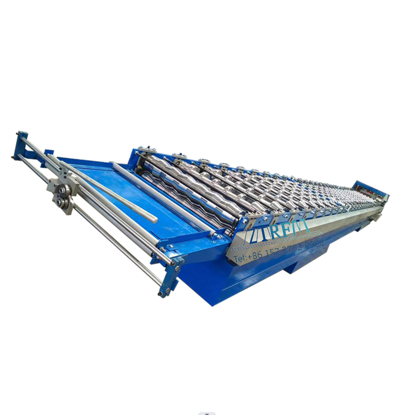 PPGI PPGL Competitive Middle Plate Corrugated Sheet Metal Roof Tile Roll Forming Machine