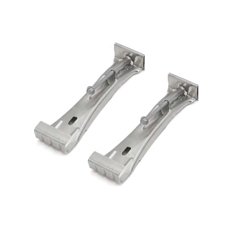 High Quality Aluminum 6 Inch Rain K-Style Gutter Hangers With Screw