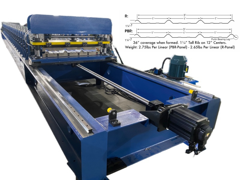 Zhongtuo IBR PBR RIB AG Panel R Panel Corrugated Roll Forming Machine Glazed Tile Roll Forming Machine Metal Roofing Tile