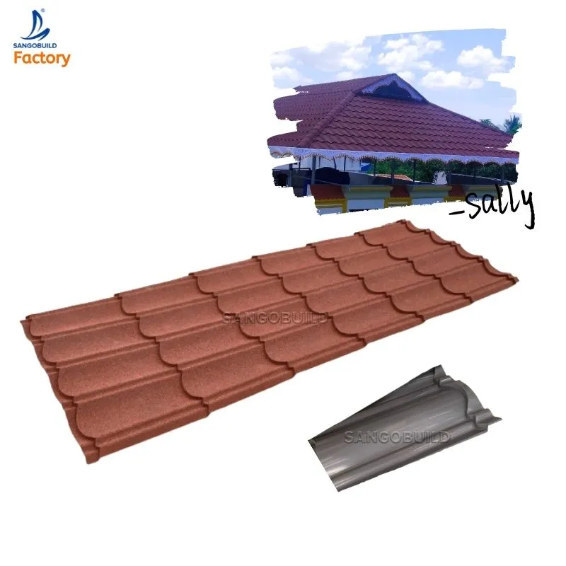 Pakistan No Color Fading Long Span Zinc Aluminum Roofing Sheet Roof Price Materials Colorful Stone Coated Metal Roof Tiles Color Steel Plate