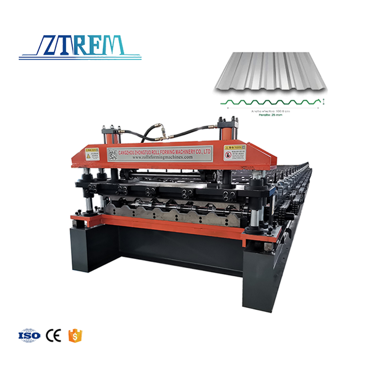 ZTRFM Cash Burst Trapezoidal Roof Tile Making Machine Trapezoidal Sheet Machine Terrazzo Tile Making Machine
