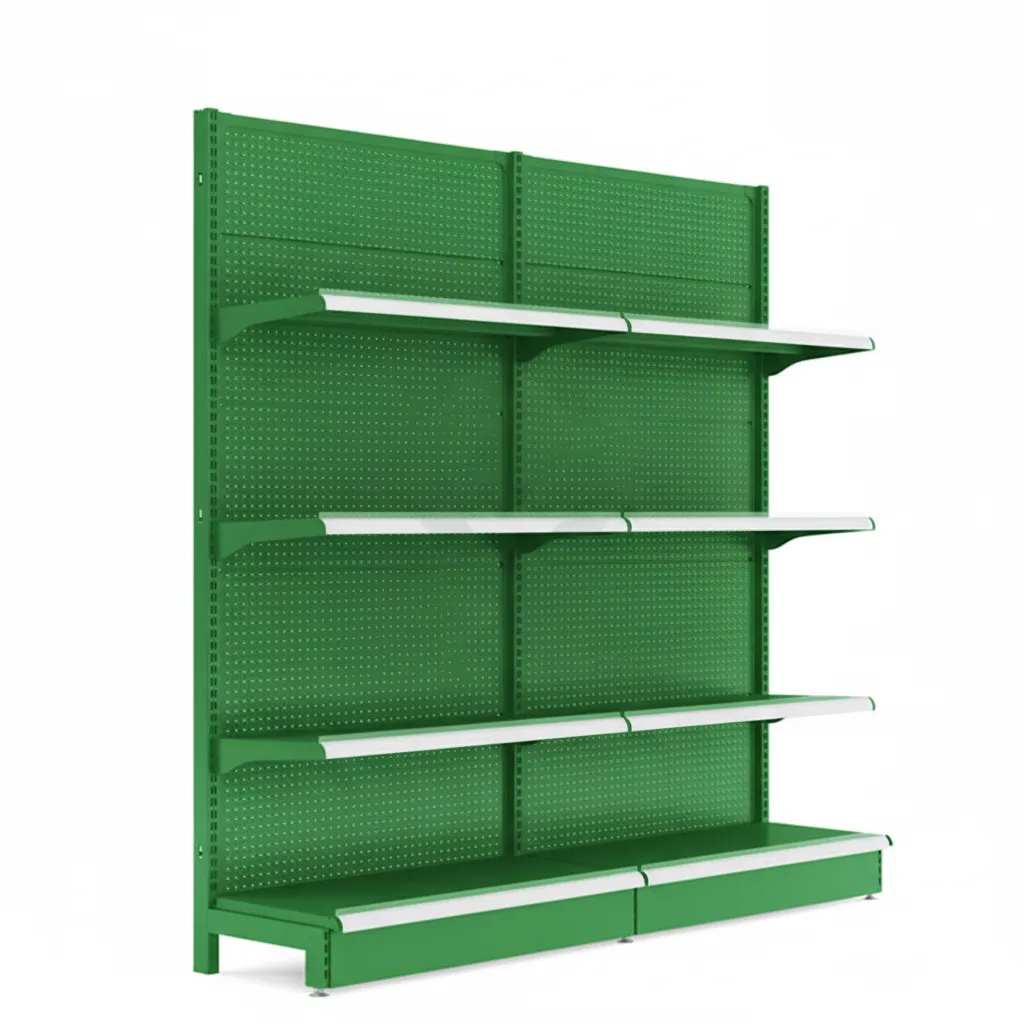 Custom Supermarket Shelves Display Racks Retail Store Shelf Heavy Duty Gondola Shelving Double-sided Supermarket Shelves