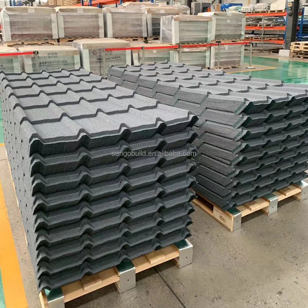 Long Span Stone Coated Metal Roofing Panel High Strength Lightweight Roof System for Modern Residential and Commercial Projects Multi-Color+0.35-0.55mm