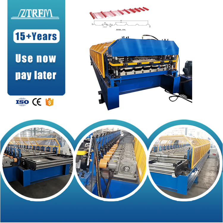 ZTRFM New High Quality Trapezoid Roof Roll Forming Machine Trapezoidal Roof Sheet Roll Forming Machine