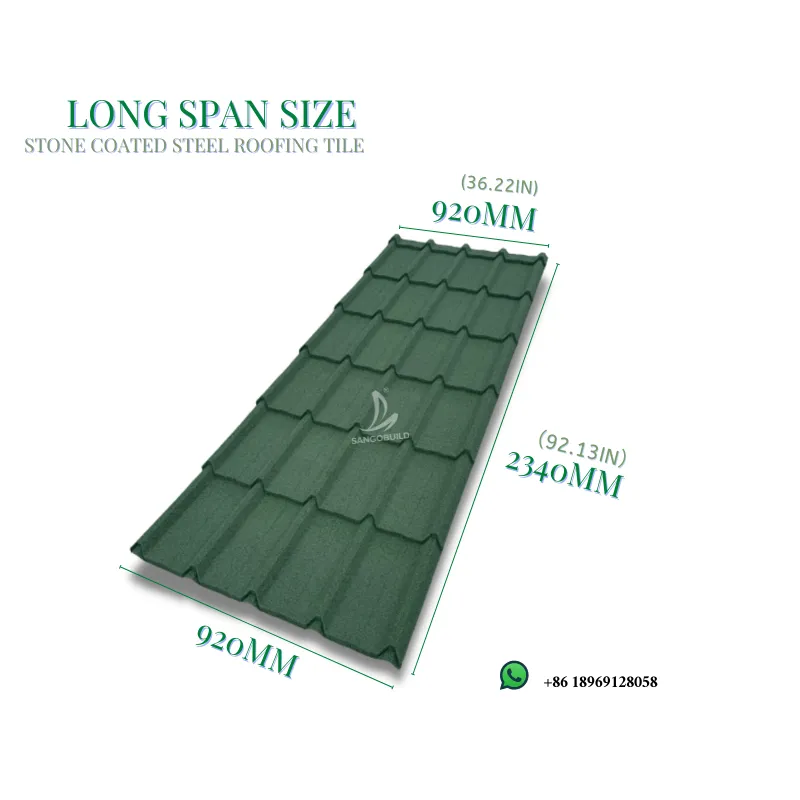 Britain Prefab Houses Aluminum Zinc Steel Tegole Roofing Iron Sheets Stone Coated Roofing Metal Tile Color Steel Plate