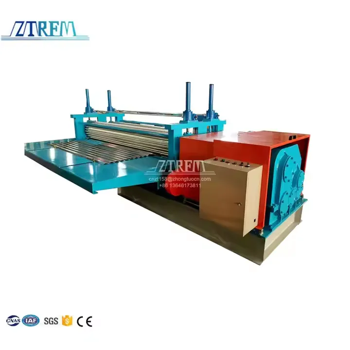 Africa Hot Sale Aluminum GI PPGI Tile Forming Machine with Motor & Gear for Corrugated Iron Roofing Sheets 0.3-0.8mm Thickness 15pcs/min+BC+5.5kw