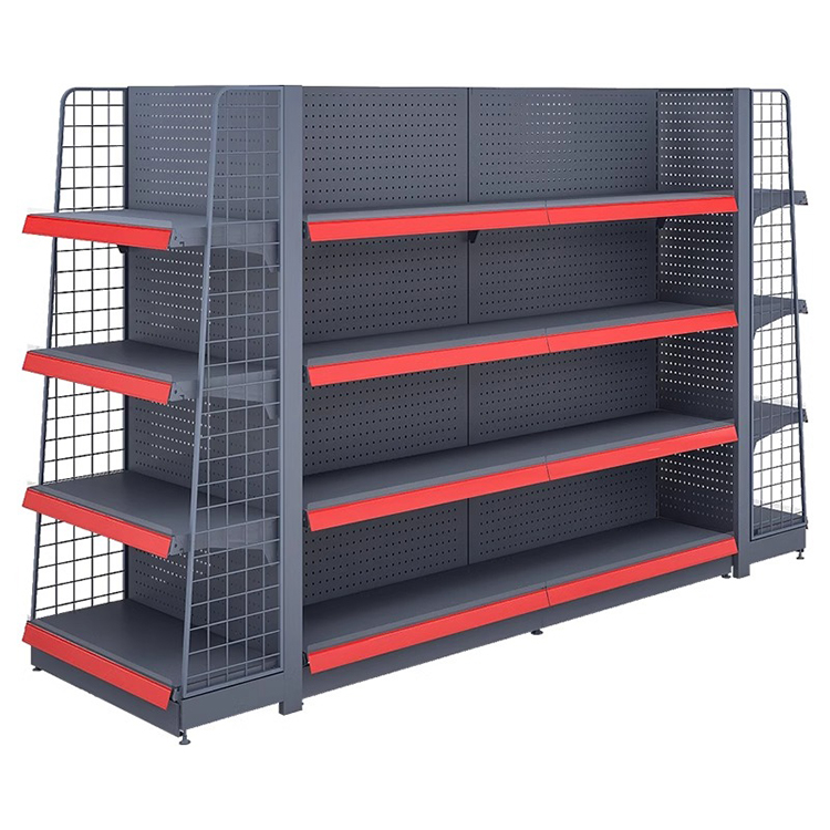 Fashion Metal Shelves Supermarket Shelves for Snacks Store Rack Supermarket Shelf Gondola Supermarket Display Rack