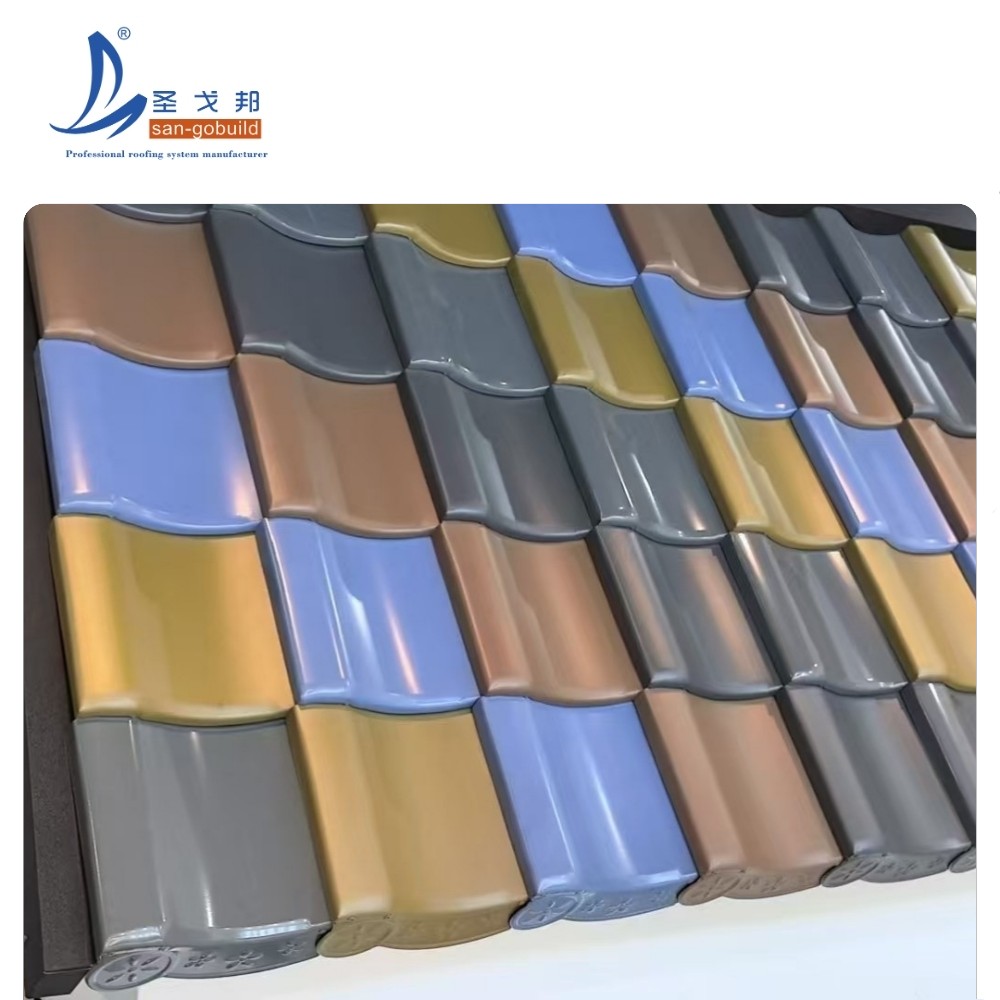 Traditional Style Waterproof Kawara Metal Roof Sheet for Zen-Inspired Architecture and Temples