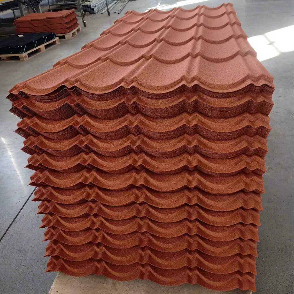 China Factory Long Size Roof Tiles Stone Coated Building Materials Tiles Long Span Aluminum Roofing Sheet 0.25mm-0.5mm+Multi-Color