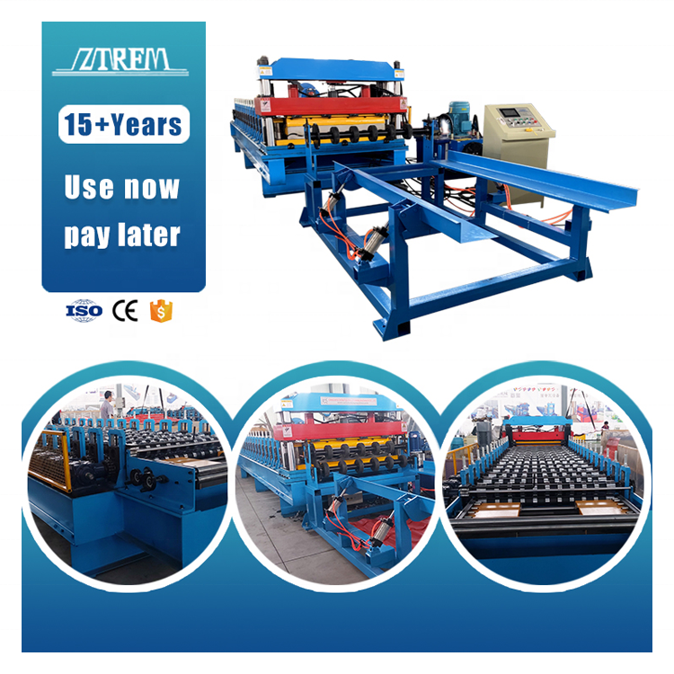 OEM ODM Customized Metal Roofing Machine Full Automatic High Productivity Gear Bearing Motor CE ISO Certified Roof Sheet Forming