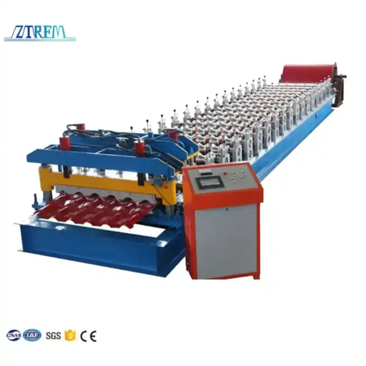 ZTRFM Corrugated Iron Sheet Machine Automatic Corrugated Roof Sheet Making Machine 2025News+5.5kw+15 m/min