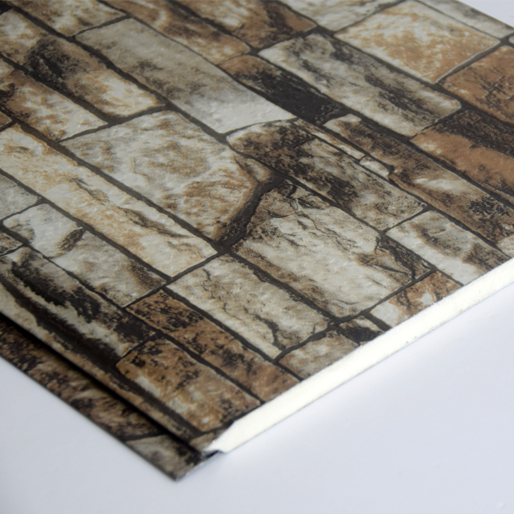 16mm PU Metal Siding Panel Insulated Waterproof Exterior Wall Sandwich Board for Prefab House