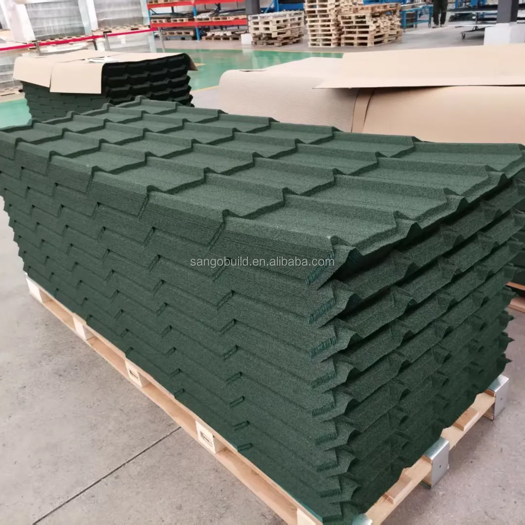 Long Length Stone Finish Steel Roof Sheet Engineered for Fast Installation Low Load and Long Term Building Protection Multi-Color+0.35-0.55mm