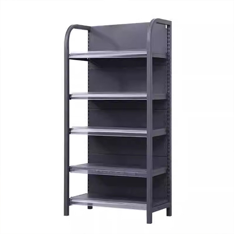 Supermarket Modern 4-Layer Display Racks Factory Wholesale Wood Gondola Shelves for Snacks Store Shop Display Racks on Sale