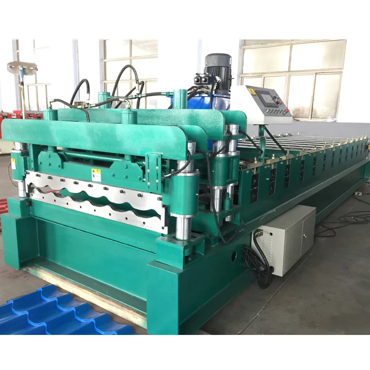 ZTRFM OEM ODM Customized Aluminium Glazed Tile Metal Siding Roofing Rion Sheet Roll Forming Machine 11 kw