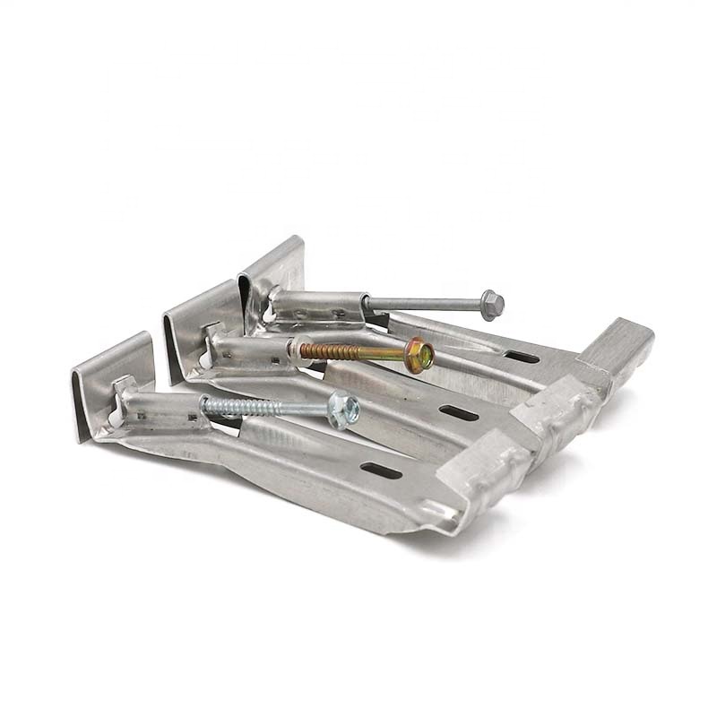 6 Inch Aluminum Quick Screw K Style Hidden Gutter Hanger