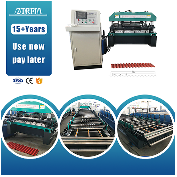 Corrugated Roofing Sheet Roll Forming Machine Iron Roof Sheet Roll Forming Machine