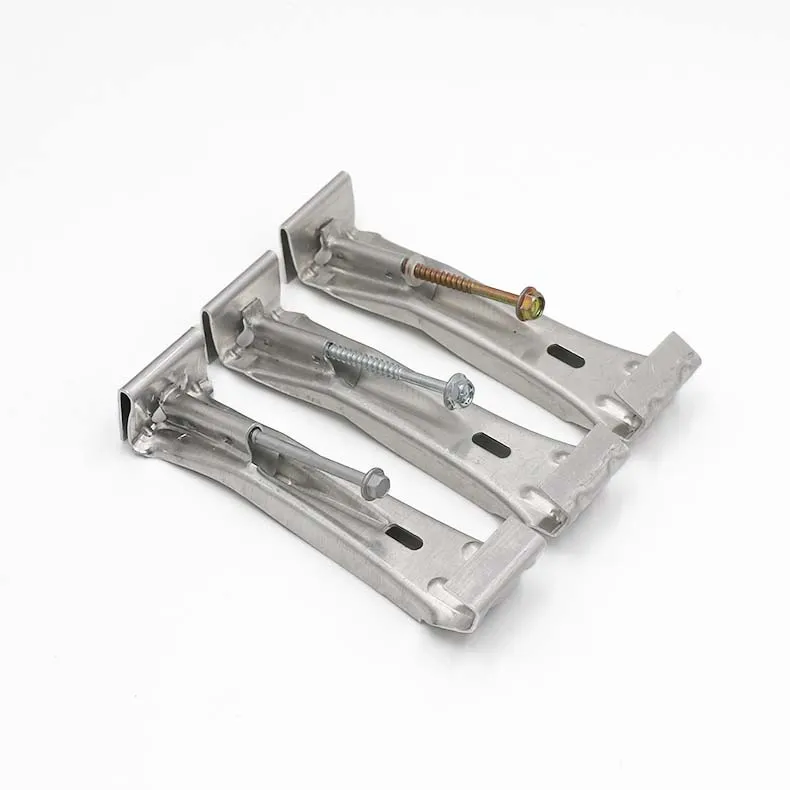 5 Inch Aluminum Quick K-style Rain Hidden Gutter Hanger Bracket With Screw Aluminium+Industrial