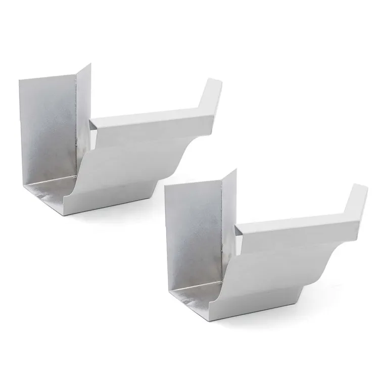 5"/6"/7"/8'' Aluminum Gutter Inside and Outside Miter for Rain Drainage System 0.7