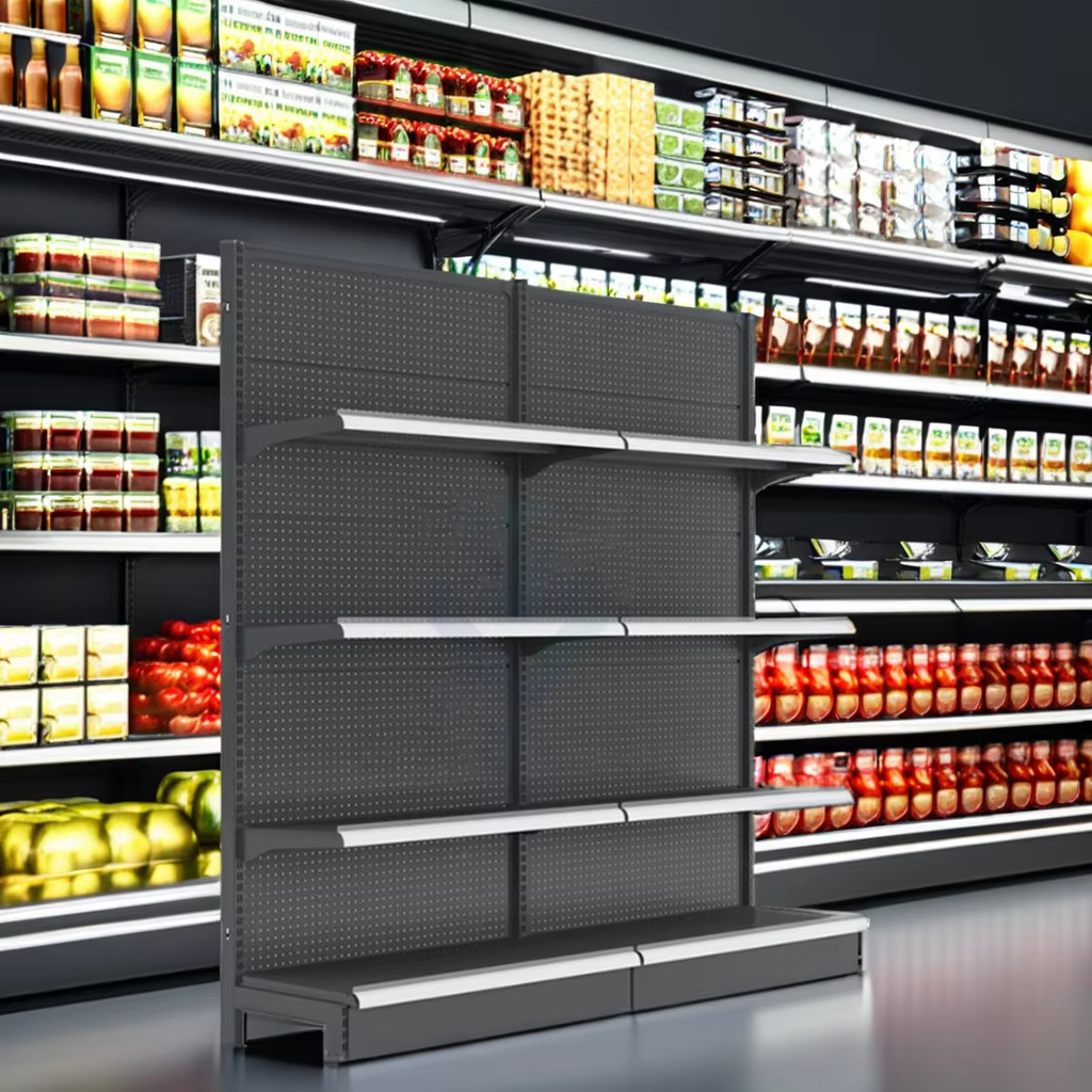 High Quality Metal Gondola Shelving Convenient Display Stand for Supermarket Grocery Shelves and Shops