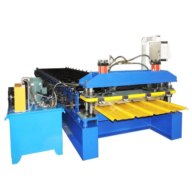 IBR Line Profile Roll Forming Metal Roofing Sheets Making Manufacture Machine Roof Forming Machine 11+20 M/Min