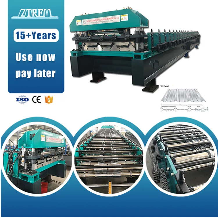 Ibr Roof Sheet Making Machine USA Roofing Iron Sheet Making Machine Roof Sheet Making Machine 20 M/Min+7.5kw