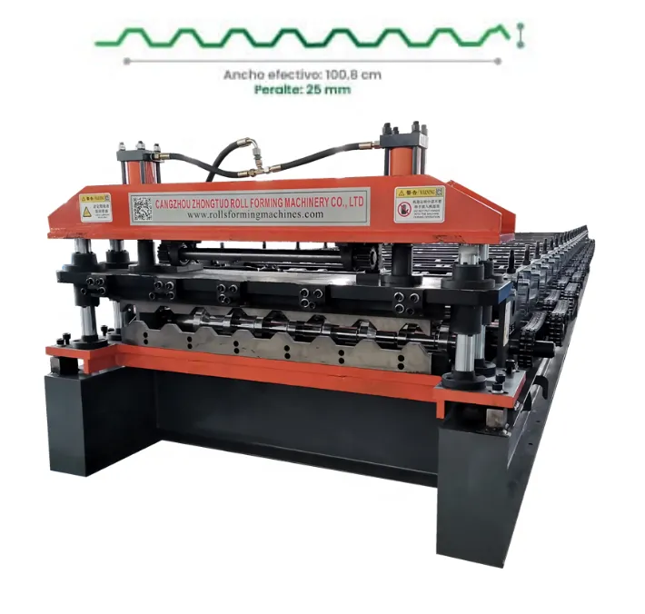 R101 Metal Roofing Sheet Roll Forming Machine IBR Roof Sheet Machine Sale in Mexico R101+11KW+20 M/Min