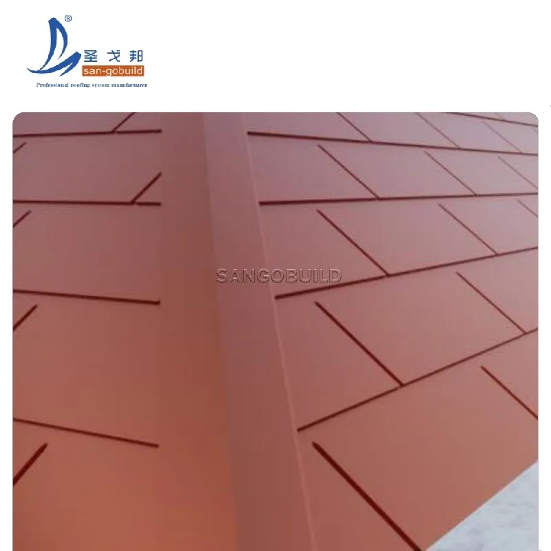 Metal Roof Slate Style Durable Lightweight Roofing Tile for Modern Architecture Projects light gray+other