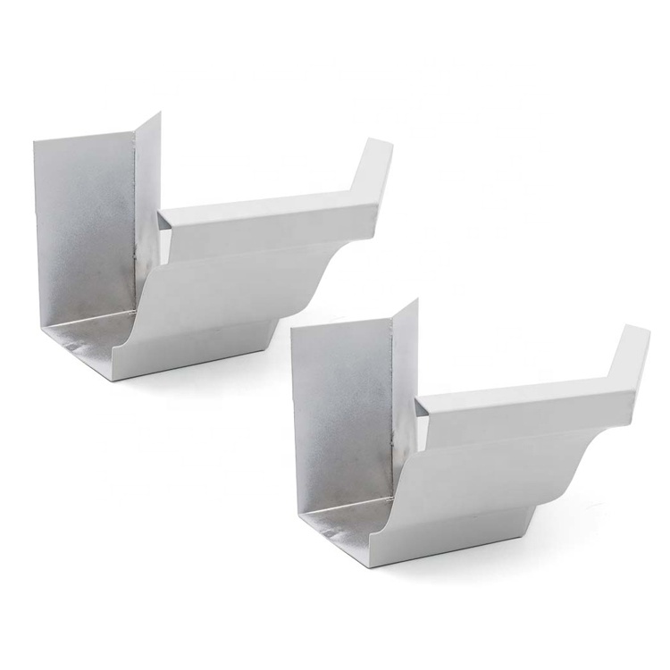 Rain Drainage System 5''/6''/7'' K-Style Aluminum Gutter Inside/outside Corner