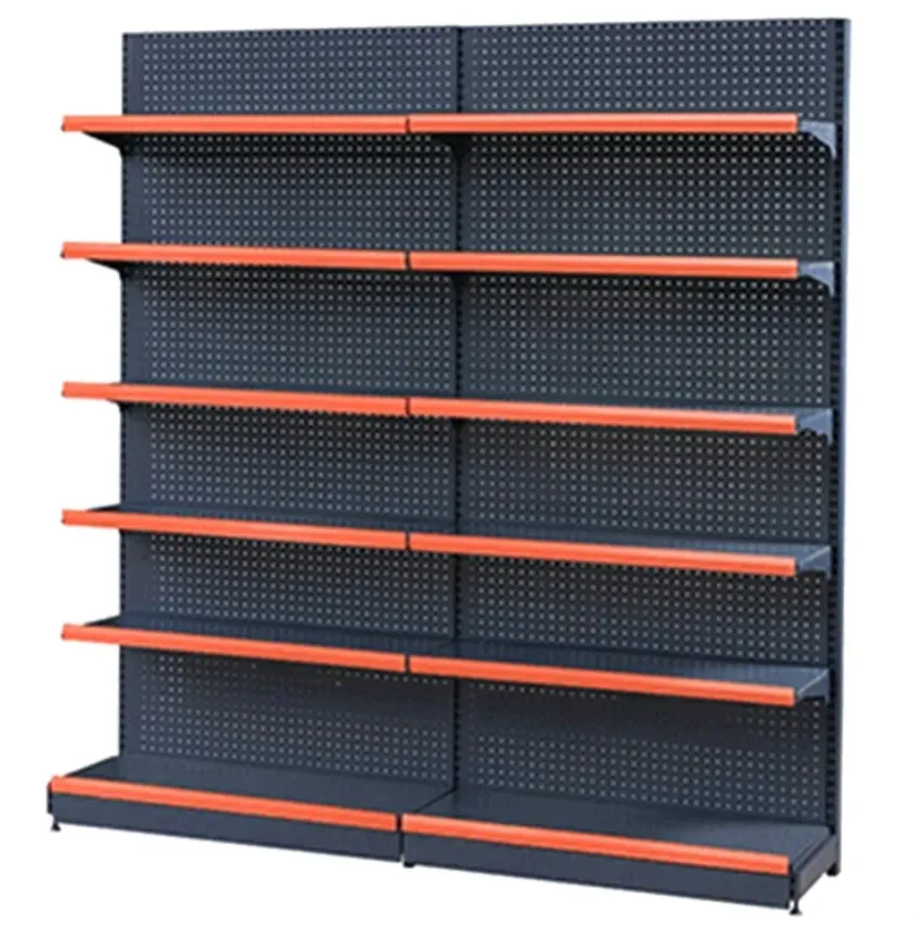 Supermarket Shelves Single/double Sided Customizable Metal Shelves Retail Display Racks Convenience Store Pharmacy Display Racks 1-7 Layers+120-160 kg+Any Color+W900/1200*D250/300/350/400/450/500*H1300/1600/1900/2200mm+ODM
