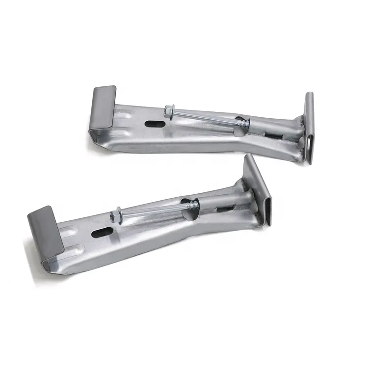 5 Inch Galvanized Steel K-style Hidden Rain Gutter Hanger Mount Bracket 1.2mm
