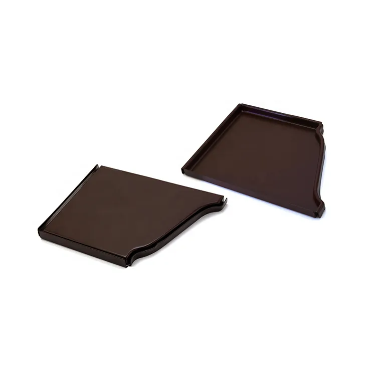 Rain Drainage Accessories 5" 6'' 7'' K-Style Aluminum Rain Gutter End Caps 0.7mm