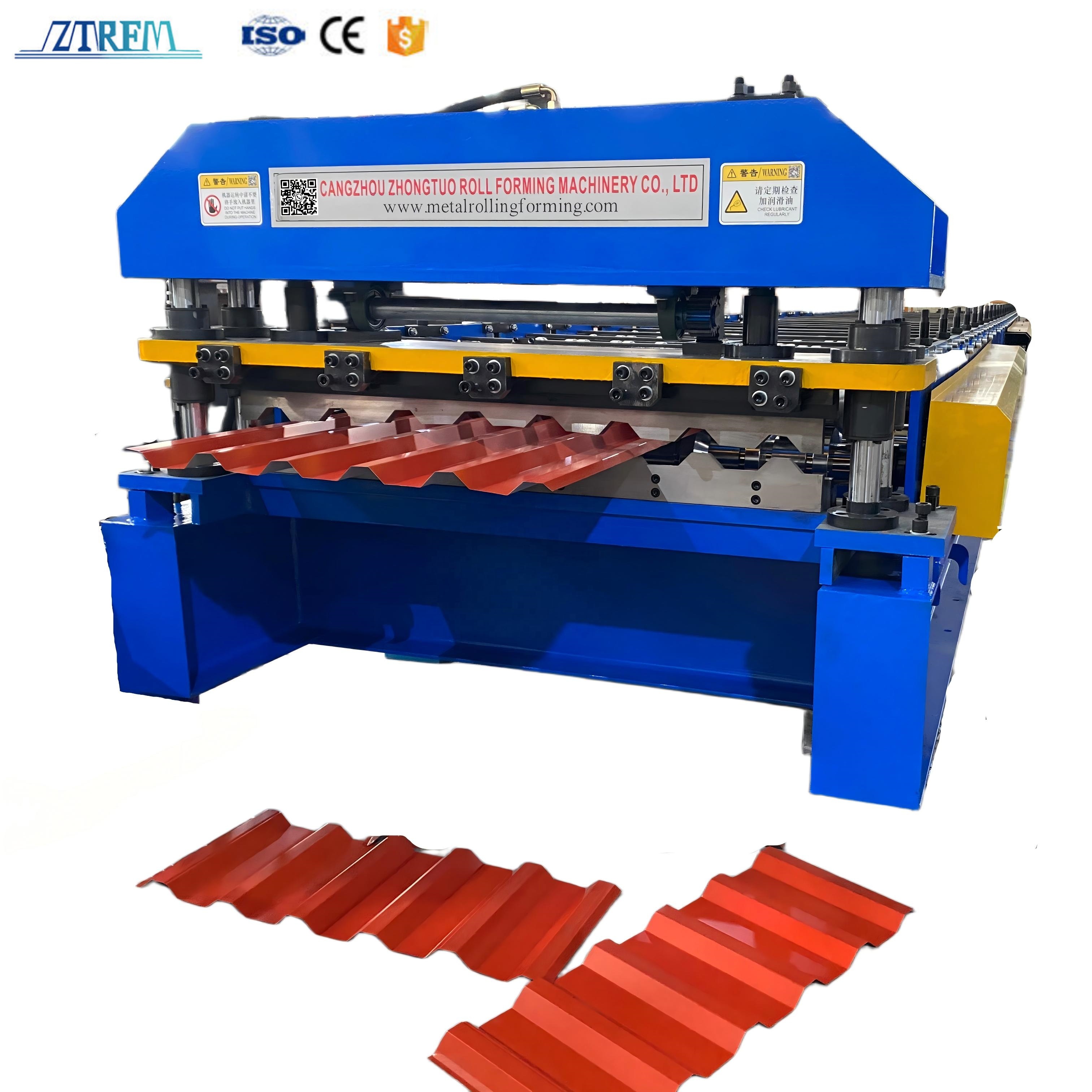 Mexico R101 Trapezoidal Roofing Sheet Making Machine Roof Forming Machine