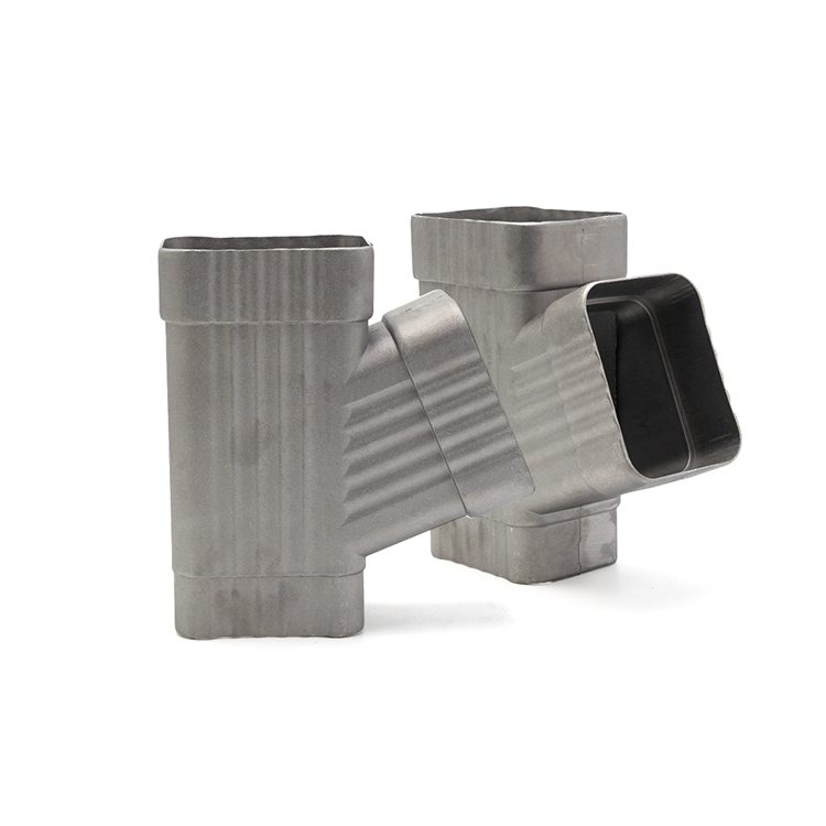 Rain Gutter System Downspout Die Casting Equal Tee