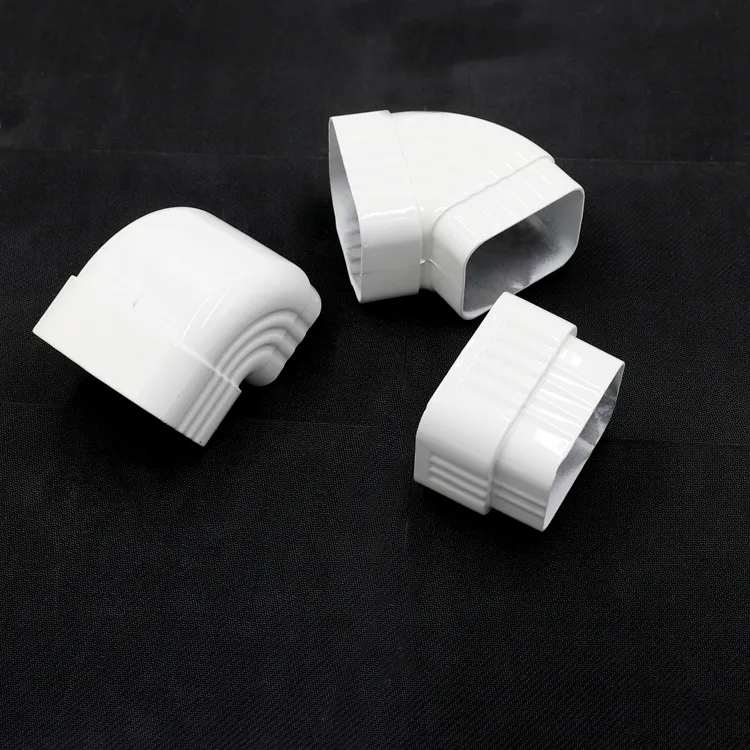 Rainwater Roof Drainage System Accessories Aluminum Gutter Downspout Elbow Custom Products