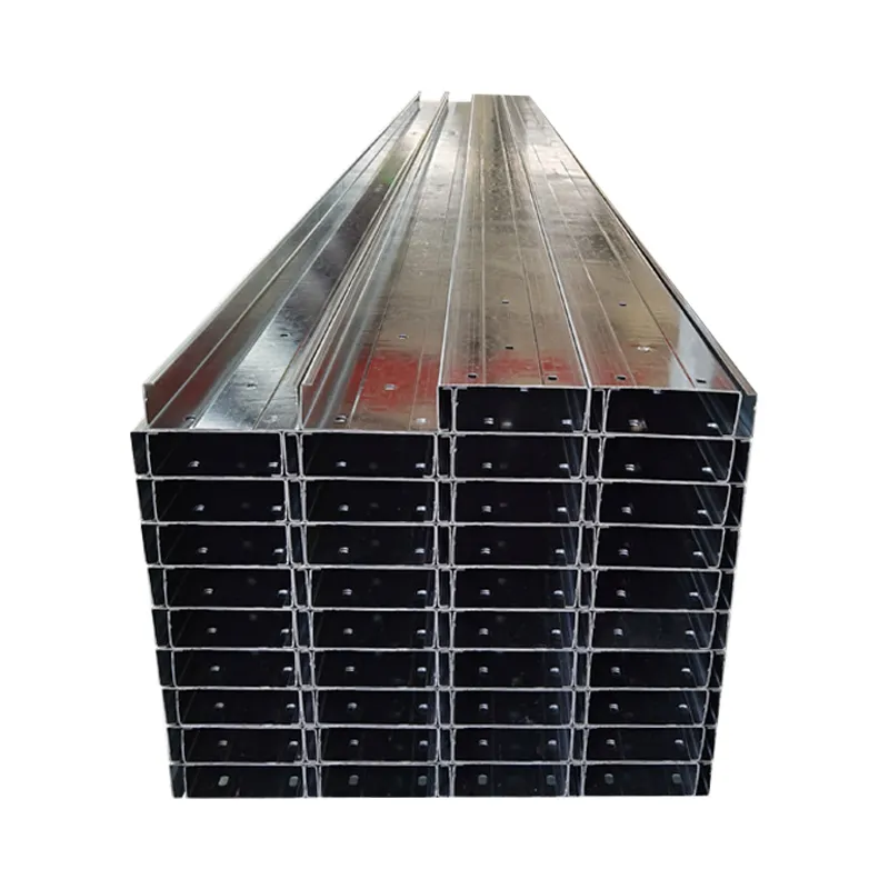 Weather-Resistant Pre-Galvanized C Steel Profile Channel Powder Coated for Indoor Decorative for Cutting and Welding