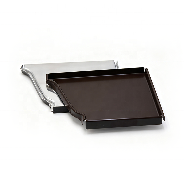 5/6/7 Inch Aluminum K Style Gutter End Caps Left Right Pair for Rain Drainage System