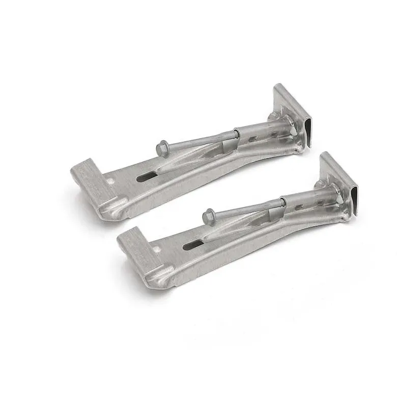 6" Quick Screws K-Style Rain Roof Gutter Hanger With 1/4 Screw 1.2mm