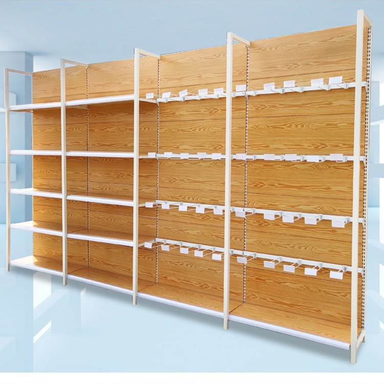 Factory-Direct Metal Mobile Food Shelf Multi-Layer Bulk Display Snacks and Store Items Small Wheels for Easy Movement