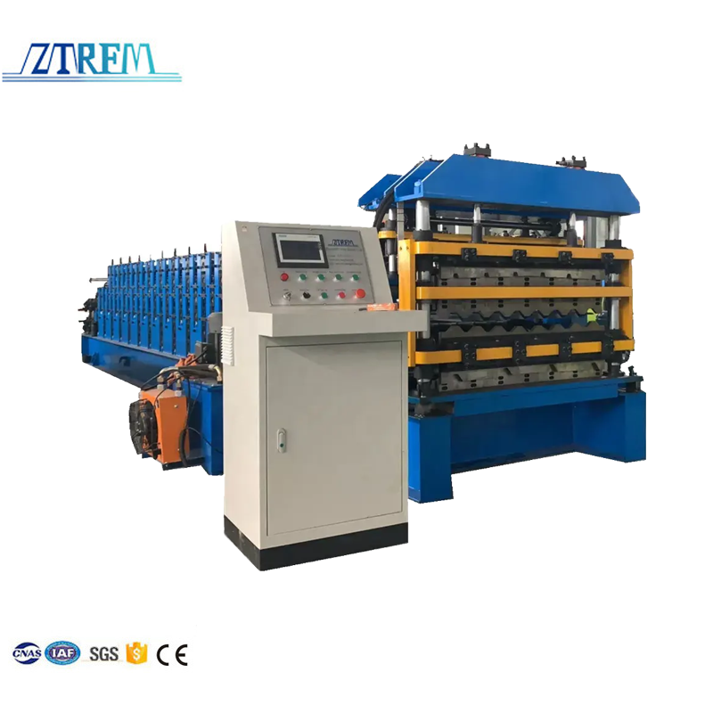 ZTRFM Triple Layer Roll Forming Machine Steel Sheet Panel Roll Forming Machine Roof Tile Making Machine