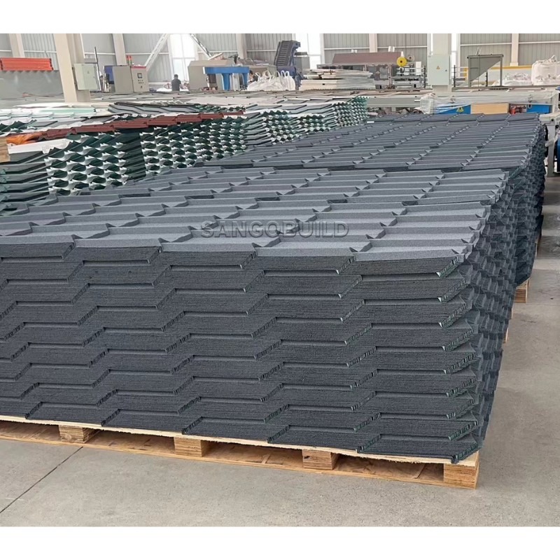 Extra Strength Building Materials Ultimate Protection Premium Roof Tiles Stone Coated Roofing Sheet