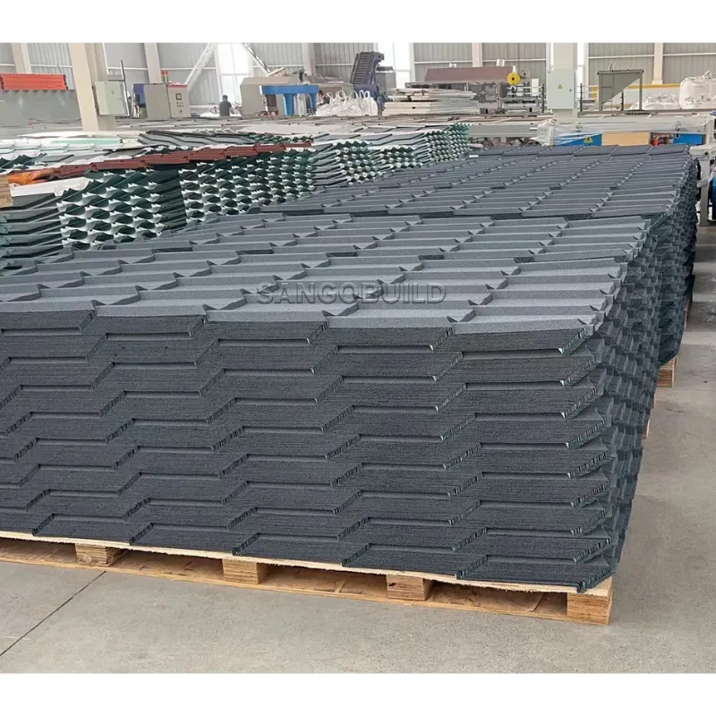 Extra Strength Building Materials Ultimate Protection Premium Roof Tiles Stone Coated Roofing Sheet Standard and customized color+0.25mm-0.5mm