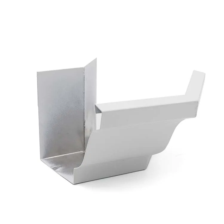 Aluminum Gutter Outside Corner Internal for Rain Drainage System 0.7-1mm