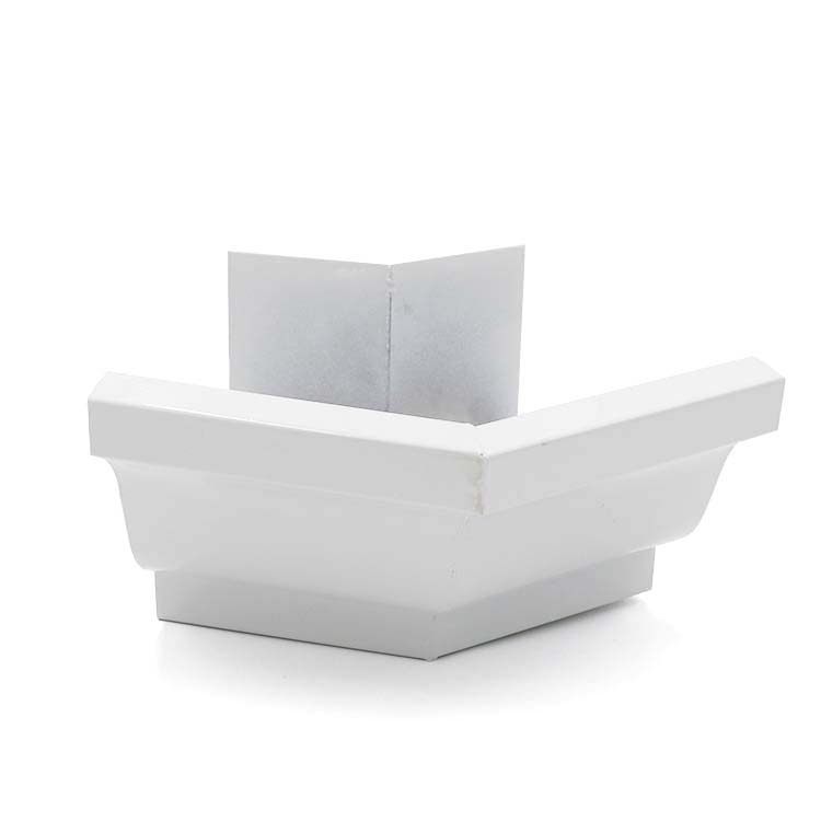 5"/6"/7" Aluminum Gutter Outside Corner for Rain Drainage System