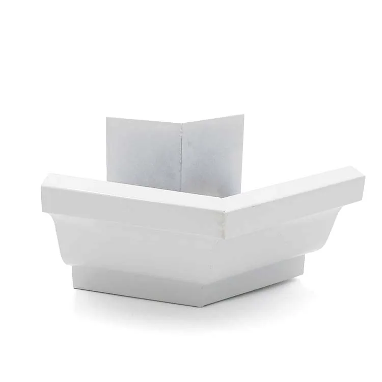 5"/6"/7" Aluminum Gutter Outside Corner for Rain Drainage System 0.7
